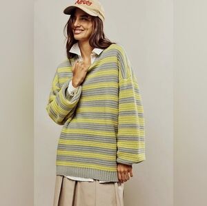 #102- Free People Links Pullover Sweater